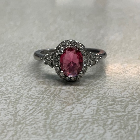 Sterling silver and blue ring never been worn - Picture 2 of 2